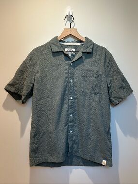 FREE PLANET Mens Collared Tee Sz L